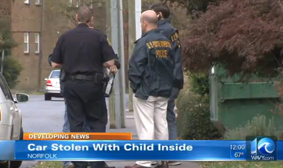 Thieves drop boy at school after finding him in stolen car